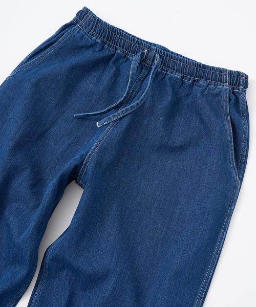 417 EDIFICE（フォーワンセブンエディフィス）の「”フレンチワーク” ワイドデニムパンツ セットアップ着用可（デニムパンツ・メンズ・ブラック/アイボリー/ブルー系その他・SMALL/MEDIUM/LARGE）」の7枚目の写真