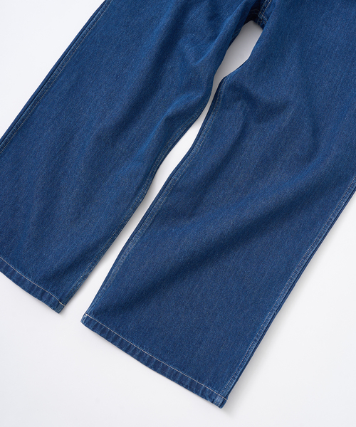 417 EDIFICE（フォーワンセブンエディフィス）の「”フレンチワーク” ワイドデニムパンツ セットアップ着用可（デニムパンツ・メンズ・ブラック/アイボリー/ブルー系その他・SMALL/MEDIUM/LARGE）」の9枚目の写真