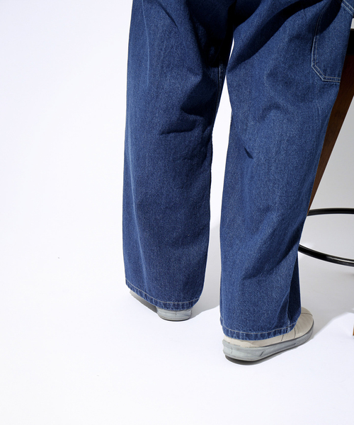 417 EDIFICE（フォーワンセブンエディフィス）の「”フレンチワーク” ワイドデニムパンツ セットアップ着用可（デニムパンツ・メンズ・ブラック/アイボリー/ブルー系その他・SMALL/MEDIUM/LARGE）」の19枚目の写真