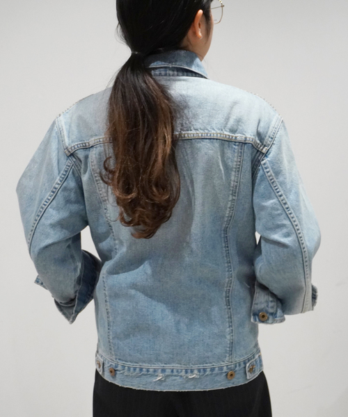 Johnbull（ジョンブル）の「【JOHNBULL/ジョンブル】デニムジャケット（デニムジャケット・レディース・サックスブルー・FREE）」の3枚目の写真