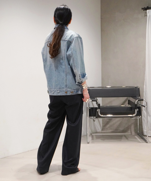 Johnbull（ジョンブル）の「【JOHNBULL/ジョンブル】デニムジャケット（デニムジャケット・レディース・サックスブルー・FREE）」の5枚目の写真