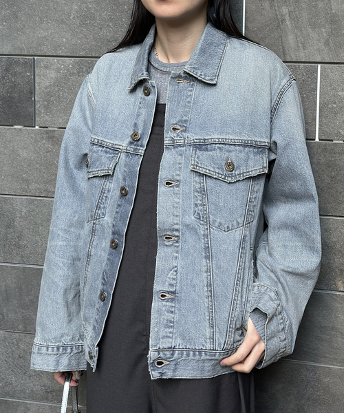 Johnbull（ジョンブル）の「【JOHNBULL/ジョンブル】デニムジャケット（デニムジャケット・レディース・サックスブルー・FREE）」の6枚目の写真