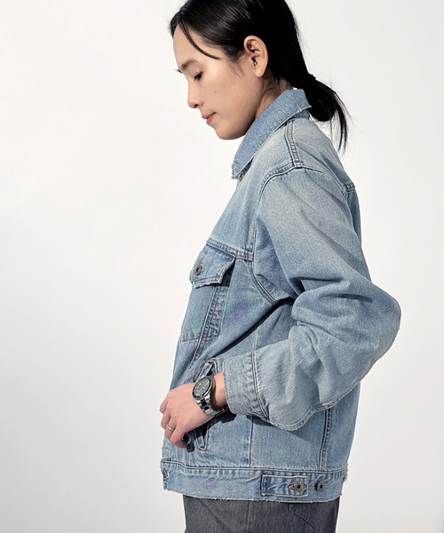 Johnbull（ジョンブル）の「【JOHNBULL/ジョンブル】デニムジャケット（デニムジャケット・レディース・サックスブルー・FREE）」の11枚目の写真