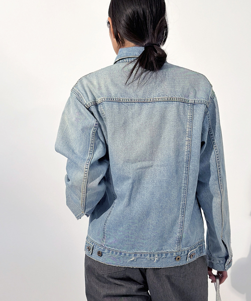 Johnbull（ジョンブル）の「【JOHNBULL/ジョンブル】デニムジャケット（デニムジャケット・レディース・サックスブルー・FREE）」の12枚目の写真
