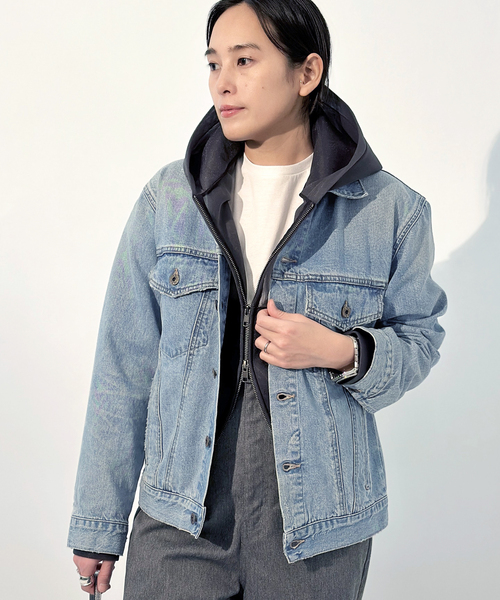 Johnbull（ジョンブル）の「【JOHNBULL/ジョンブル】デニムジャケット（デニムジャケット・レディース・サックスブルー・FREE）」の16枚目の写真