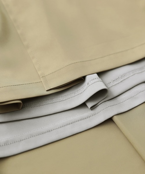 somari imagination(ソマリ イマジネーション)の「『縦フリルタックプリーツスカート』(スカート・レディース・ベージュ/ブラック・2/1)」の22枚目の写真