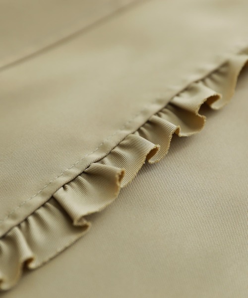 somari imagination(ソマリ イマジネーション)の「『縦フリルタックプリーツスカート』(スカート・レディース・ベージュ/ブラック・2/1)」の15枚目の写真