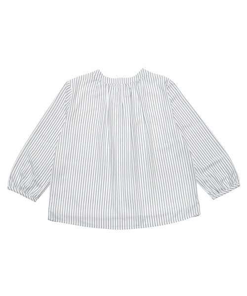 TOKYO SHIRTS（トウキョウシャツ）の「ネックギャザー長袖ブラウス 前後2way（Tシャツ/カットソー・レディース・ブルー系その他/モカ・L/M）」の7枚目の写真