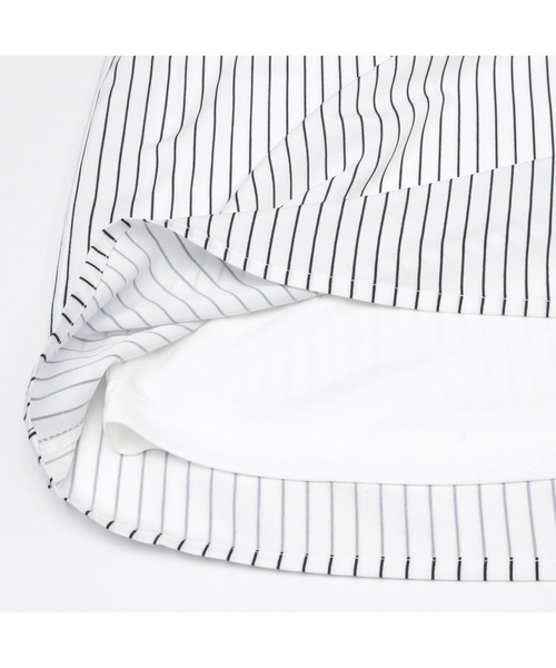 TOKYO SHIRTS（トウキョウシャツ）の「ネックギャザー長袖ブラウス 前後2way（Tシャツ/カットソー・レディース・ブルー系その他/モカ・L/M）」の10枚目の写真