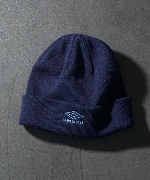 UMBRO(アンブロ)の「UMBRO/アンブロ 別注 Beanie Small Logo/ビーニー スモールロゴ(ニットキャップ/ビーニー・メンズ・ホワイト/ブラック/グリーン/ネイビー/ブラウン/チャコールグレー・FREE)」の16枚目の写真
