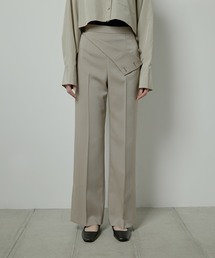 LE CIEL BLEU | サイドフォールドストレートパンツ / Side Folded Straight Pants(その他パンツ)