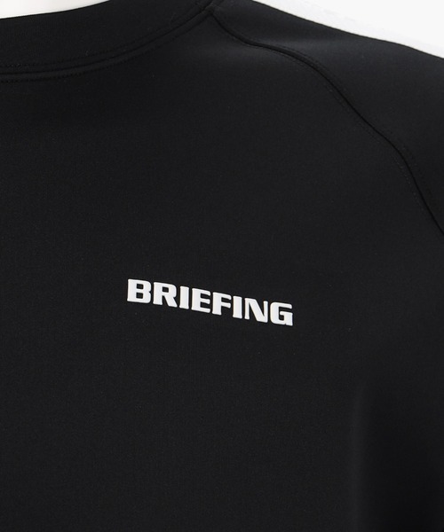 BRIEFING（ブリーフィング）の「【ブリーフィングゴルフ】MENS SIDE LOGO LINE CREWNECK（スウェット・メンズ・ブラック/ホワイト・L/M）」の9枚目の写真