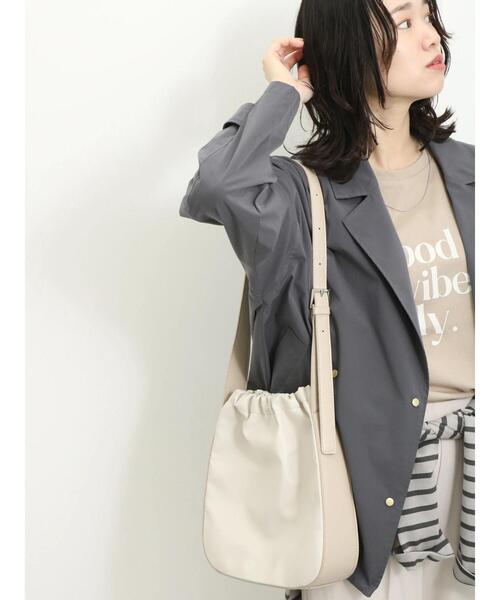 Samansa Mos2 blue(サマンサモスモスブルー)の「ワンハンドルナイロンコンビトート(ハンドバッグ・レディース・ターコイズブルー/ブラック/ライトベージュ・F)」の10枚目の写真