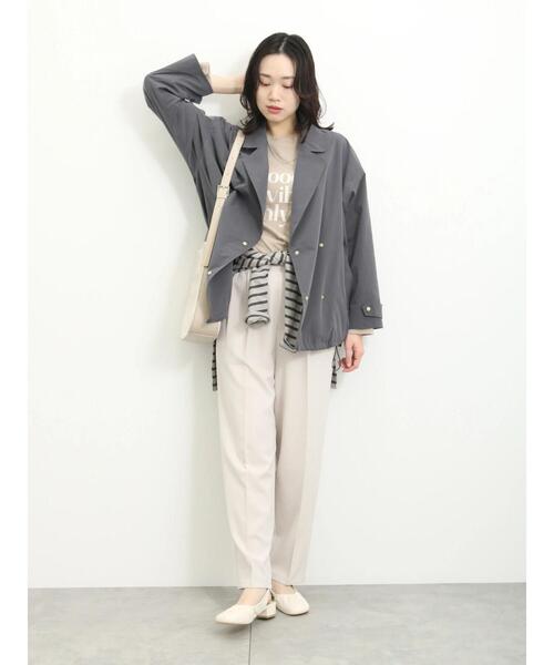 Samansa Mos2 blue(サマンサモスモスブルー)の「ワンハンドルナイロンコンビトート(ハンドバッグ・レディース・ターコイズブルー/ブラック/ライトベージュ・F)」の11枚目の写真