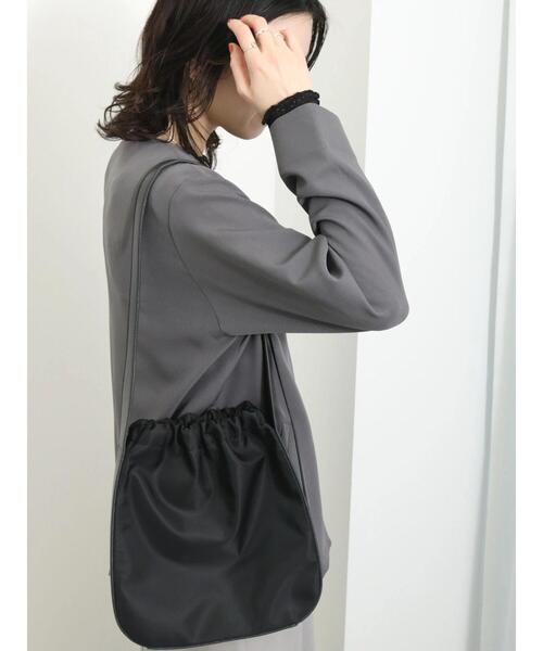 Samansa Mos2 blue(サマンサモスモスブルー)の「ワンハンドルナイロンコンビトート(ハンドバッグ・レディース・ターコイズブルー/ブラック/ライトベージュ・F)」の17枚目の写真