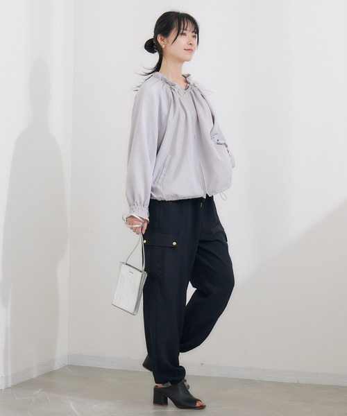 KATHARINE ROSS（キャサリンロス）の「【KATHARINE ROSS】テープデザインイージーカーゴパンツ（カーゴパンツ・レディース・ブラック/カーキ・MEDIUM）」の21枚目の写真