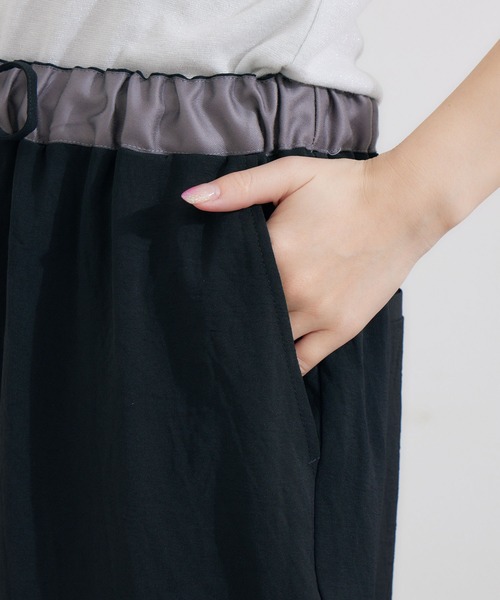 KATHARINE ROSS（キャサリンロス）の「【KATHARINE ROSS】テープデザインイージーカーゴパンツ（カーゴパンツ・レディース・ブラック/カーキ・MEDIUM）」の10枚目の写真