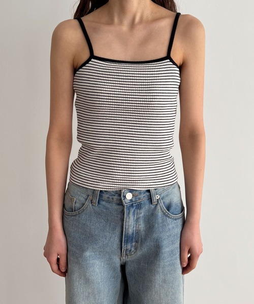 CANAL JEAN（キャナルジーン）の「El mar　ボーダーアンサンブル（アンサンブル・レディース・ネイビー/アイボリー・ONE SIZE）」の7枚目の写真