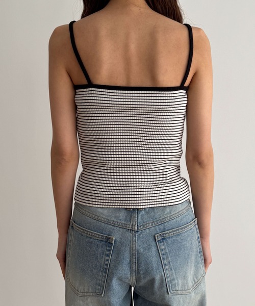 CANAL JEAN（キャナルジーン）の「El mar　ボーダーアンサンブル（アンサンブル・レディース・ネイビー/アイボリー・ONE SIZE）」の9枚目の写真