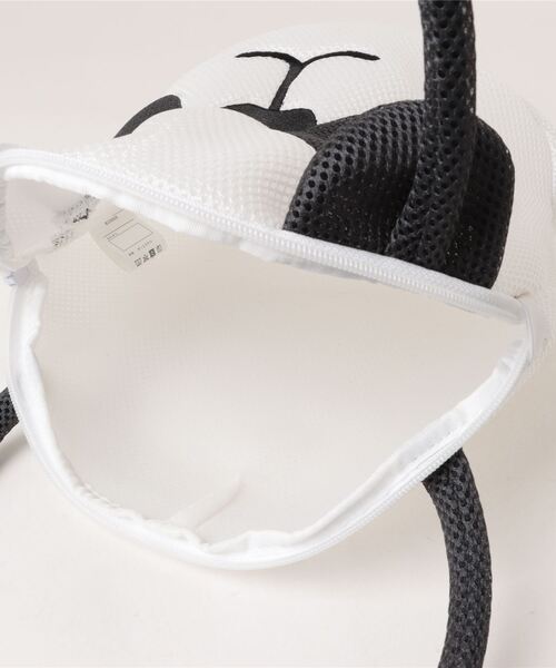 Kids Foret（キッズフォーレ）の「アニマルエアメッシュプールバック（スイムグッズ・キッズ・イエロー/ブラウン/オフホワイト・FREE）」の5枚目の写真