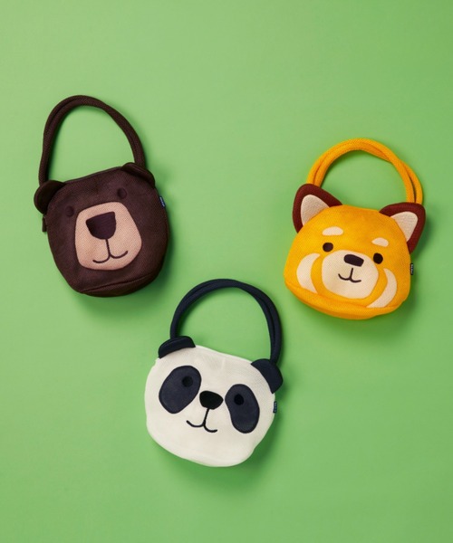 Kids Foret（キッズフォーレ）の「アニマルエアメッシュプールバック（スイムグッズ・キッズ・イエロー/ブラウン/オフホワイト・FREE）」の12枚目の写真