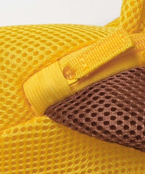 Kids Foret（キッズフォーレ）の「アニマルエアメッシュプールバック（スイムグッズ・キッズ・イエロー/ブラウン/オフホワイト・FREE）」の9枚目の写真
