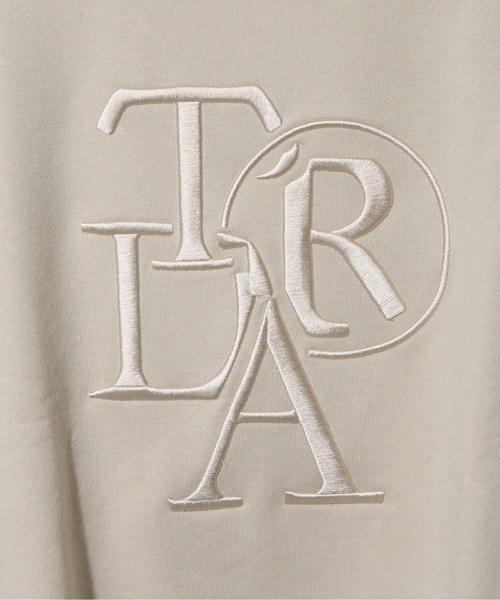 LARUTA(ラルータ)の「【LARUTA】厚盛り刺繍裏毛プルオーバー(Tシャツ/カットソー・レディース・ライトベージュ/オフホワイト/チャコールグレー・FREE)」の22枚目の写真