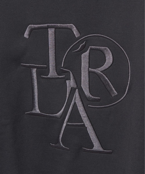 LARUTA(ラルータ)の「【LARUTA】厚盛り刺繍裏毛プルオーバー(Tシャツ/カットソー・レディース・ライトベージュ/オフホワイト/チャコールグレー・FREE)」の17枚目の写真