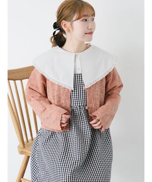 ehka sopo（エヘカソポ）の「フリルビッグ襟ブラウス（シャツ/ブラウス・レディース・オフホワイト/キナリ・F）」の11枚目の写真