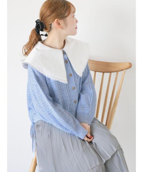 ehka sopo（エヘカソポ）の「フリルビッグ襟ブラウス（シャツ/ブラウス・レディース・オフホワイト/キナリ・F）」の17枚目の写真