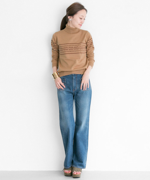 SUPP.（サップ）の「UR SUPP. TURTLE KNIT（ニット/セーター・レディース・ホワイト/ベージュ系その他・ONE）」の9枚目の写真