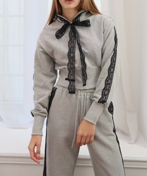 エピヌ　épine lace line Jersey set up トップス ÉPINE PARIS jersey set up （3color） | épine