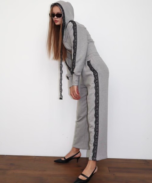 épine lace line Jersey set up pink epine épine lace line Jersey set up pink epine épine lace line
