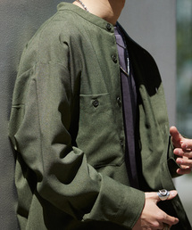 JOURNAL STANDARD relume | TECH メランジ スタンドCPOシャツ(シャツ/ブラウス)