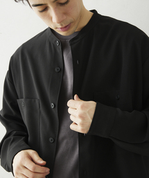 JOURNAL STANDARD relume | TECH メランジ スタンドCPOシャツ(シャツ/ブラウス)