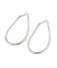 Ray BEAMS K10 YG ストレート フープピアス 両耳 Ray BEAMS（レイ ビームス）K10 フープピアス S（アクセサリー