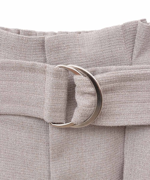 31 Sons de mode（トランテアン　ソン　ドゥ　モード）の「サマーツイードショートパンツ（その他パンツ・レディース・ブラック/グレー・36/38）」の5枚目の写真