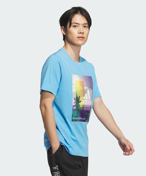 adidas（アディダス）の「M PALM TREE Tシャツ / アディダス