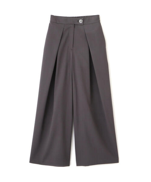 JILL by JILL STUART(ジルバイジルスチュアート)の「◇【eS】〈セットアップ対応〉ドライクロスタックワイドパンツ(その他パンツ・レディース・ホワイト系その他/グレー系その他・SMALL/MEDIUM)」の3枚目の写真