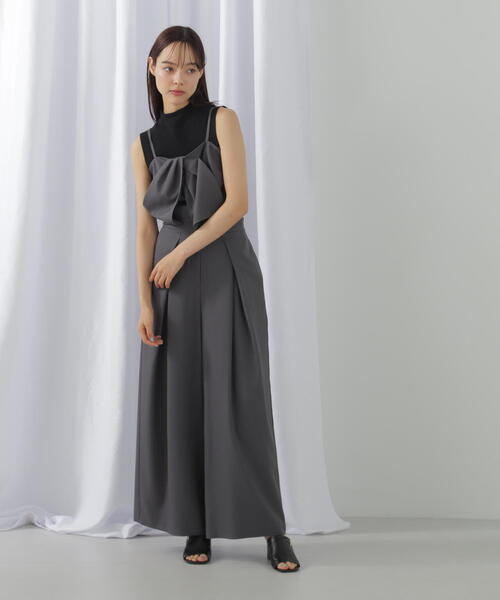 JILL by JILL STUART(ジルバイジルスチュアート)の「◇【eS】〈セットアップ対応〉ドライクロスタックワイドパンツ(その他パンツ・レディース・ホワイト系その他/グレー系その他・SMALL/MEDIUM)」の5枚目の写真