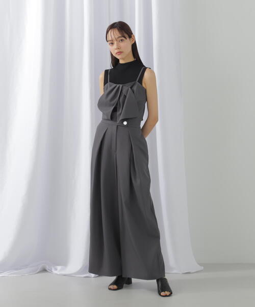 JILL by JILL STUART(ジルバイジルスチュアート)の「◇【eS】〈セットアップ対応〉ドライクロスタックワイドパンツ(その他パンツ・レディース・ホワイト系その他/グレー系その他・SMALL/MEDIUM)」の6枚目の写真