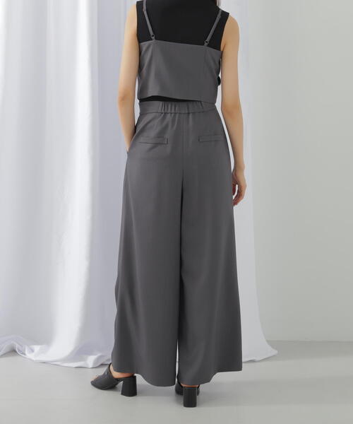 JILL by JILL STUART(ジルバイジルスチュアート)の「◇【eS】〈セットアップ対応〉ドライクロスタックワイドパンツ(その他パンツ・レディース・ホワイト系その他/グレー系その他・SMALL/MEDIUM)」の8枚目の写真