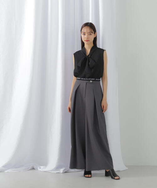 JILL by JILL STUART(ジルバイジルスチュアート)の「◇【eS】〈セットアップ対応〉ドライクロスタックワイドパンツ(その他パンツ・レディース・ホワイト系その他/グレー系その他・SMALL/MEDIUM)」の10枚目の写真