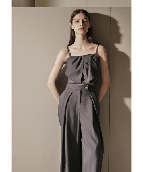 JILL by JILL STUART(ジルバイジルスチュアート)の「◇【eS】〈セットアップ対応〉ドライクロスタックワイドパンツ(その他パンツ・レディース・ホワイト系その他/グレー系その他・SMALL/MEDIUM)」の11枚目の写真