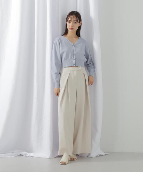 JILL by JILL STUART(ジルバイジルスチュアート)の「◇【eS】〈セットアップ対応〉ドライクロスタックワイドパンツ(その他パンツ・レディース・ホワイト系その他/グレー系その他・SMALL/MEDIUM)」の21枚目の写真