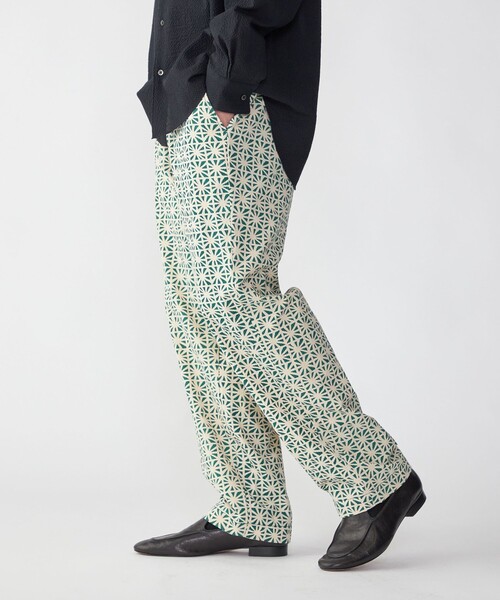 SHIPS（シップス）の「SHIPS: タイプライター プリント イージー パンツ（その他パンツ・メンズ・イエロー/ダークグリーン/ブラウン/ネイビー/ダークブルー/グリーン/ナチュラル・MEDIUM/LARGE）」の18枚目の写真