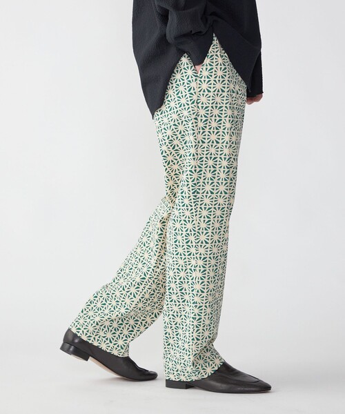 めページ セール】SHIPS: タイプライター プリント イージー パンツ（その他