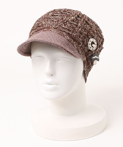 チャイハネ(チャイハネ)の「【チャイハネ】デラントキャップ(キャスケット・メンズ・ホワイト/ブラウン/ブルー・FREE)」の7枚目の写真