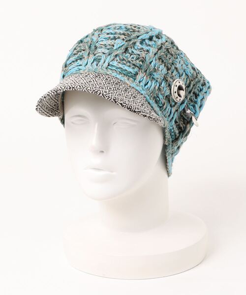 チャイハネ(チャイハネ)の「【チャイハネ】デラントキャップ(キャスケット・メンズ・ホワイト/ブラウン/ブルー・FREE)」の9枚目の写真