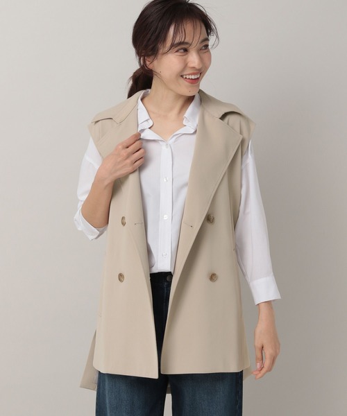 着るだけ素敵トレンチジレ/192547